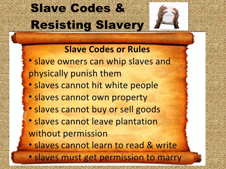 slave codes assignment